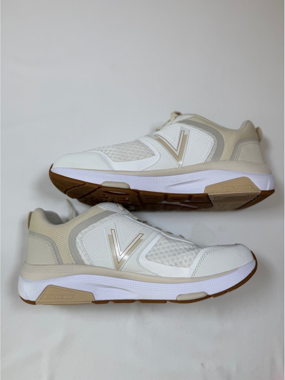 Vionic Wstrider 001 Women’s Walking Shoes White Cream Size 12